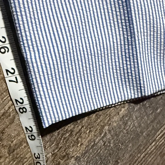 Kasper Blue and White Striped Blazer & Pants - Picture 14 of 16